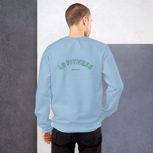 Unisex Sweatshirt -L9 Green Txt Back Print