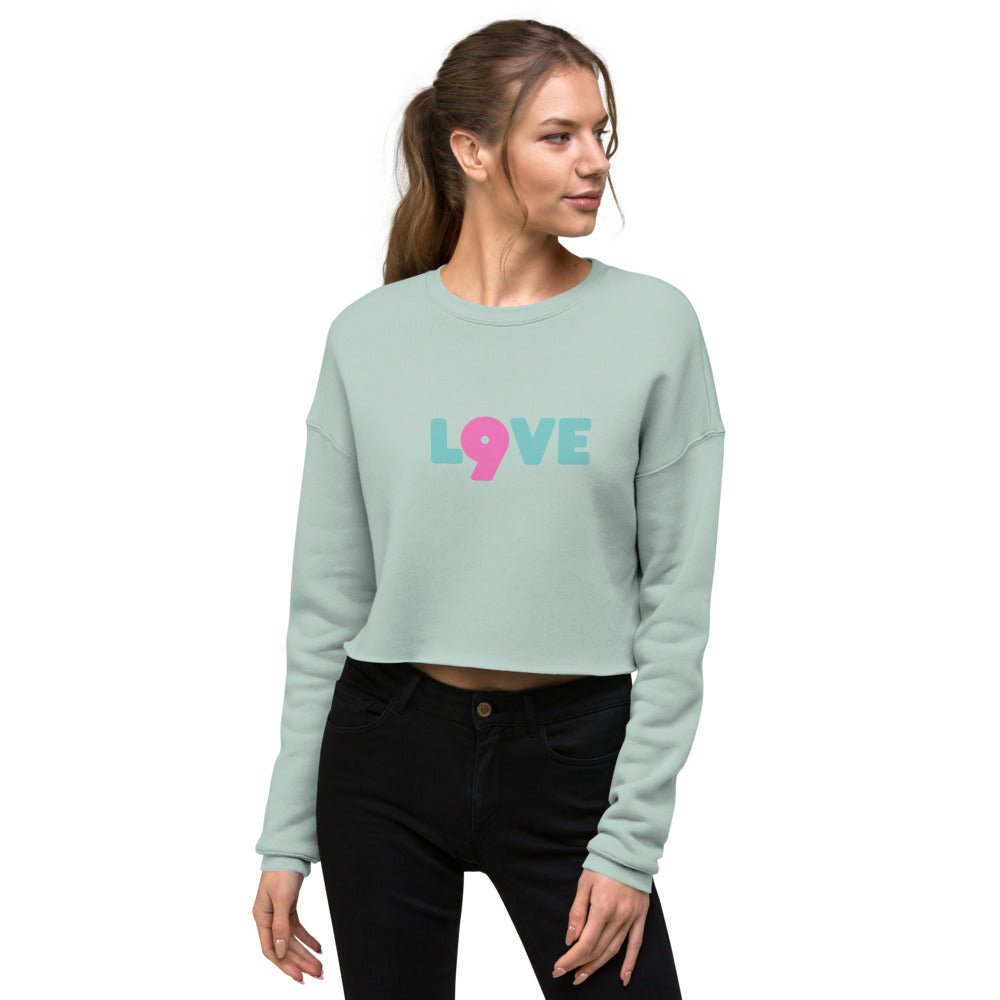 Crop Sweatshirt - L9VE Front Print